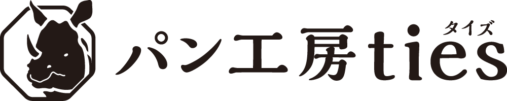 パン工房ties(タイズ)ロゴ
